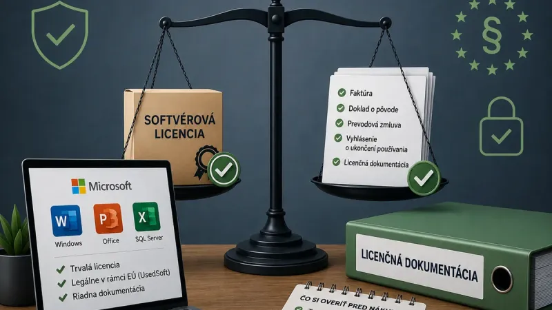 Sú druhotné softvérové licencie legálne? Podmienky bezpečného nákupu pre firmy